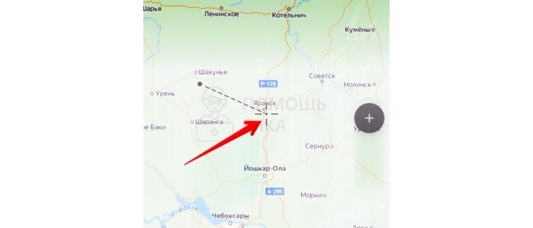 Как измерить расстояние в приложении Яндекс Карты