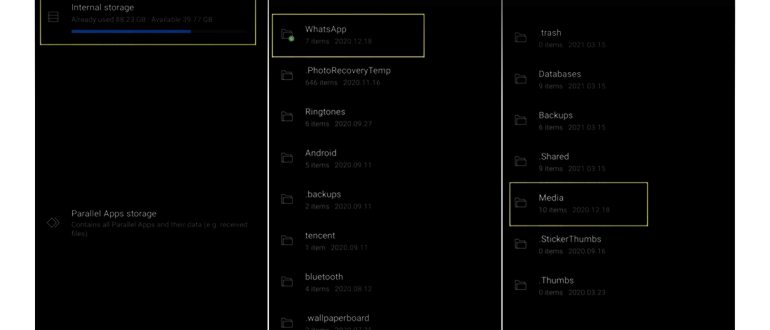 Просмотр статуса WhatsApp, который был скрыт от