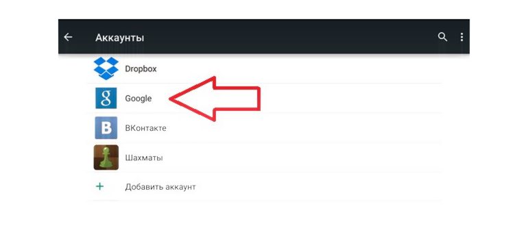 Учетная запись Google на