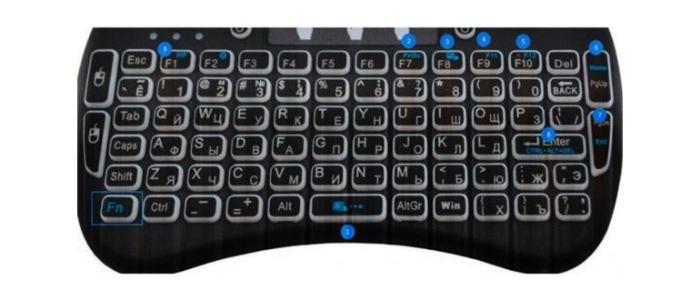 Teclado Bluetooth 1 ПО