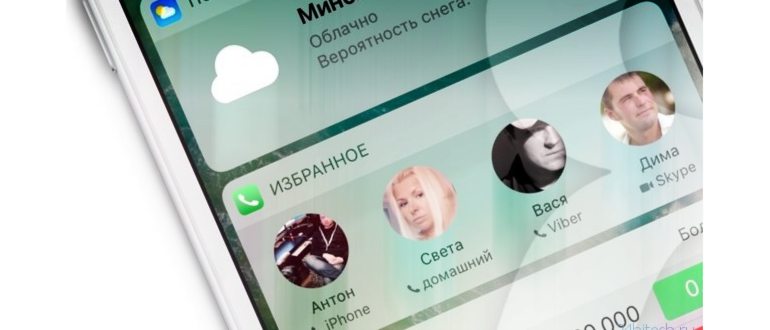 contact widget