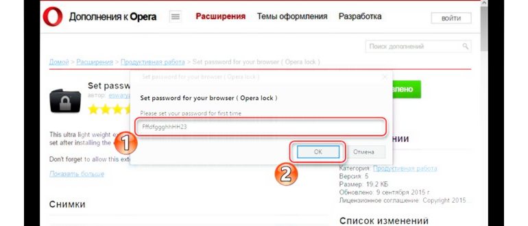 Блокировка браузера паролем. Как поставить пароль