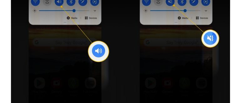 Кнопка звука Android, значок