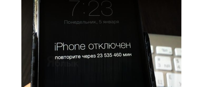 Что делать, если iPad отключен и просит