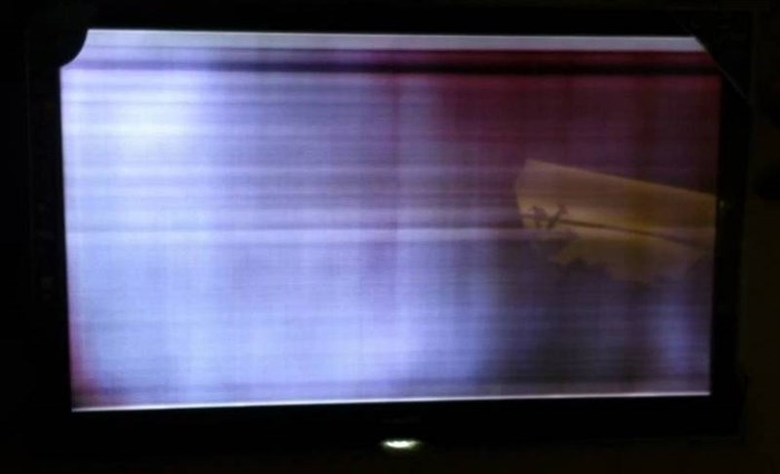 Поломался дисплей телевизора Samsung