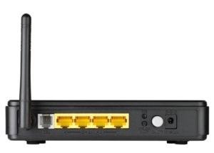 dsl 2640u - вид сзади