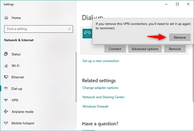 параметры сети интернет windows
