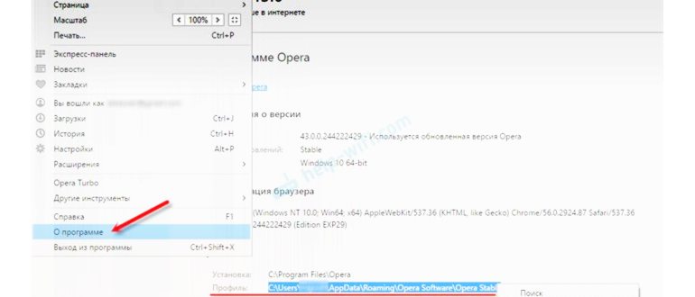 выбираем раздел