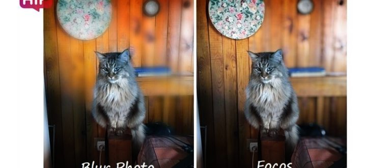 Как сделать размытый фон снимка на iPhone.
