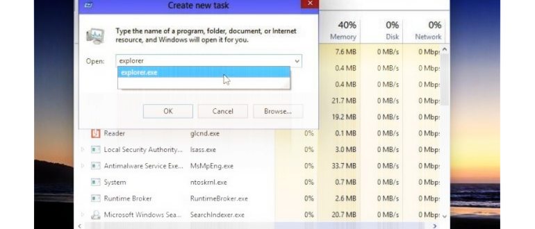 Диспетчер задач в Windows