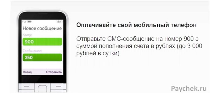 Как положить деньги на телефон через сбербанк