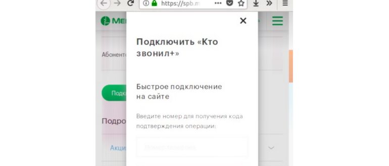 Детализация звонков на
