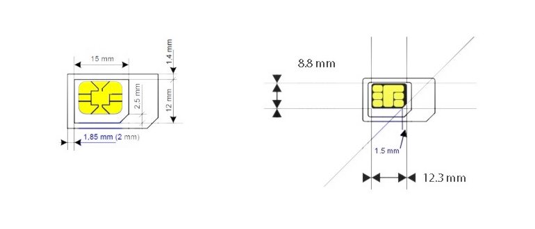 адаптеры для SIM-карт разного