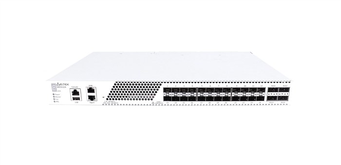 MES5324 Eltex I Коммутатор 24 порта SFP+, 4 порта QSFP