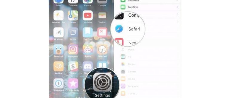 Ввод условий поиска в Safari на iPhone: введите