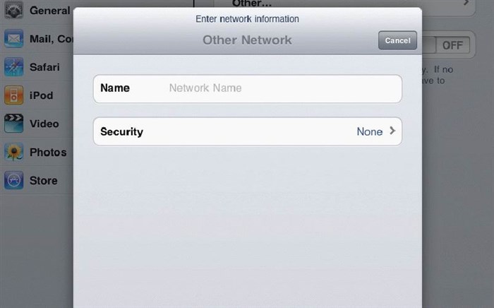 подключить iPad к WiFi