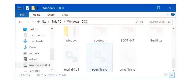 Pagefile.sys - можно ли удалить или уменьшить этот