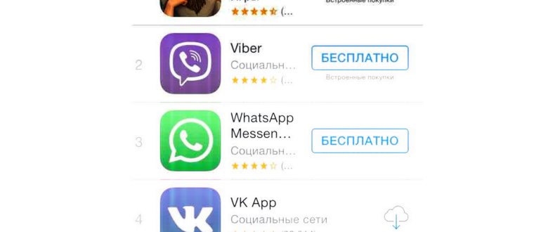 Приложения из App Store для старых версий