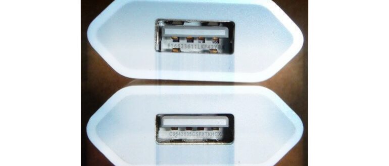 Как отличить блок зарядки IPhone от