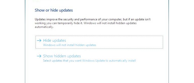 Можно ли удалять обновление Windows