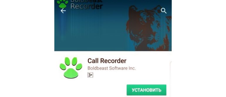 Стандартная функция записи разговоров в