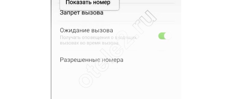 Услуга Антиопределитель номера от