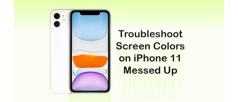 Почему на моем iPhone 11 искажаются цвета экрана?