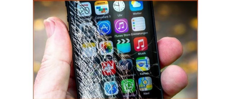 Треснул экран на сенсорном телефоне, что делать, в