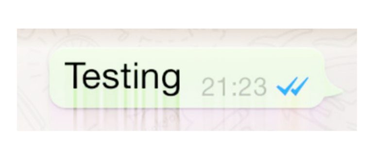 Читать сообщение WhatsApp без синих