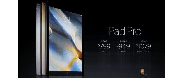 Экран настройки iPad Pro