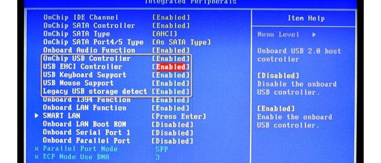 Ноутбук не видит USB