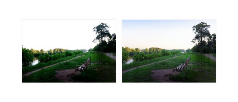 Ночная фотография с множеством движущихся