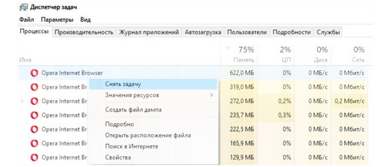 Как очистить оперативную память на