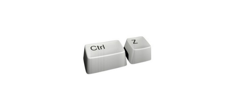 Отмена действия Ctrl