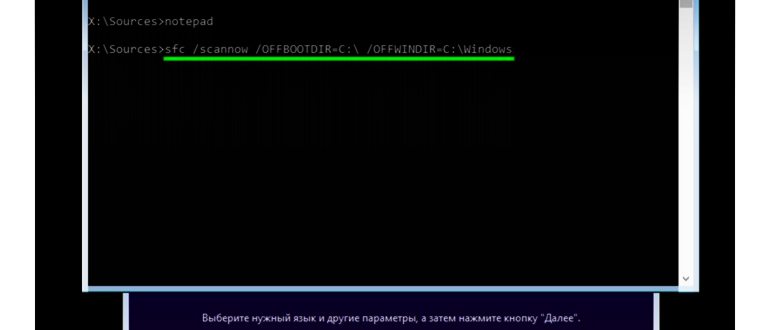 Команда scanreg