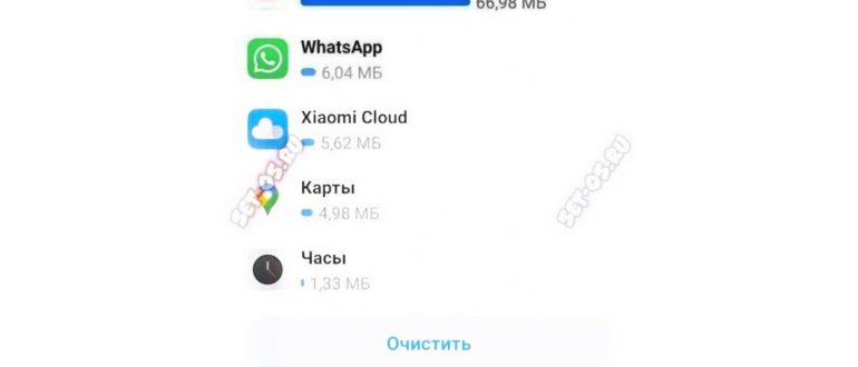 Сведения из хранилища смартфона