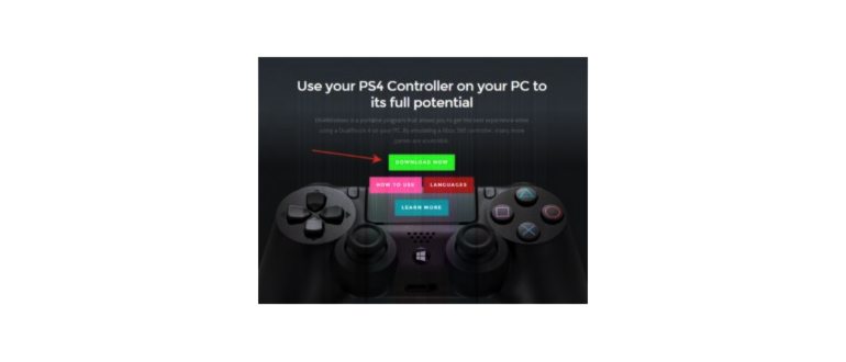 как подключить dualshock 4 к пк через