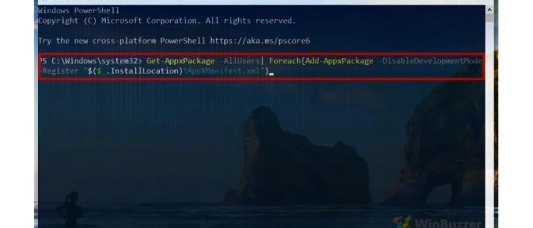 Get-AppxPackage