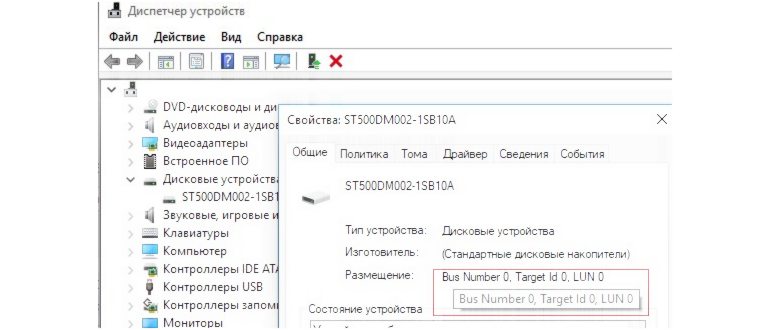sata диск Bus