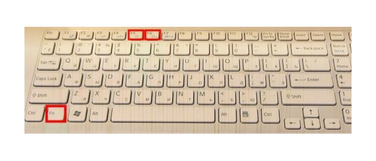 Клавиши на клавиатуре ноутбука ASUS для