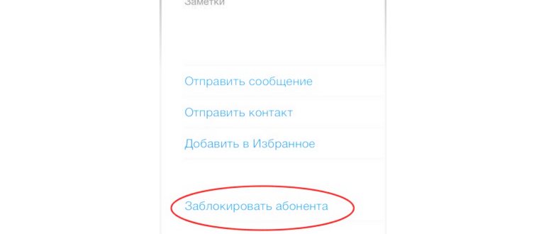 Как внести в черный список номера