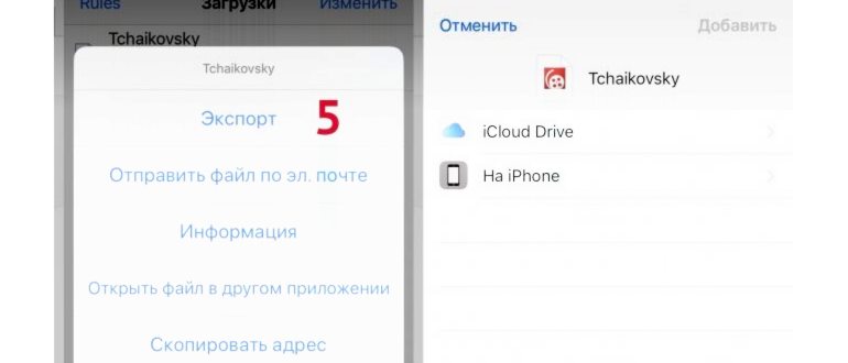 Закачать на iPhone -