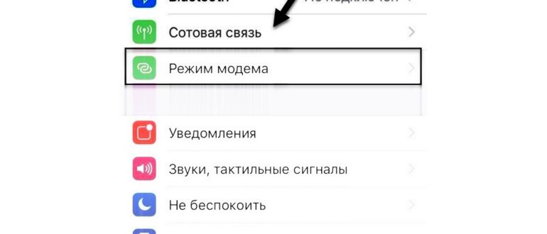 Как использовать iPhone в качестве модема: