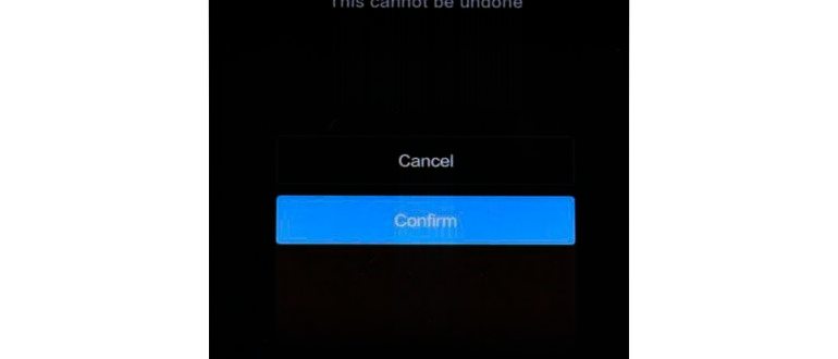 Wipe data / Factory