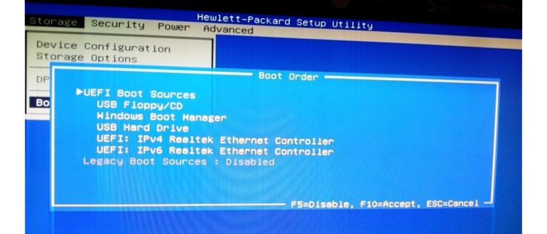 Как отключить Secure Boot