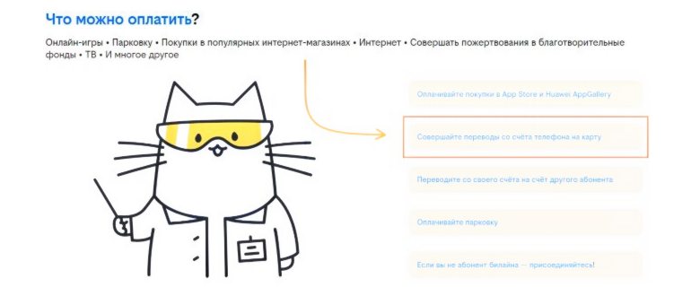 Как же правильно перевести деньги с Билайна на