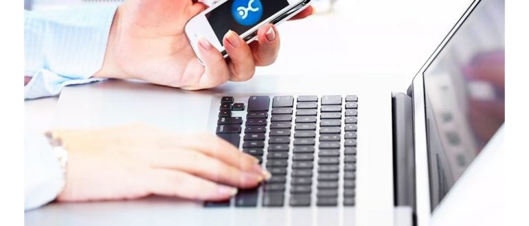 Мобильное приложение Yota, открытое на экране