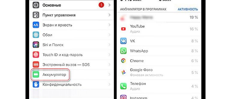 Айфон с приложениями на экране в