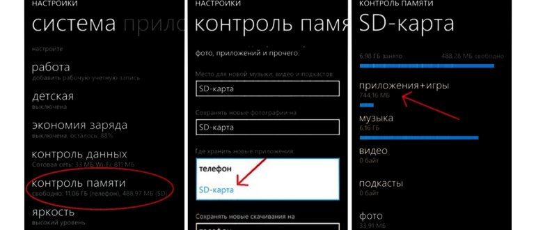 Приложения и SD