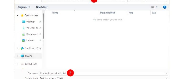 Кнопка «Настройки» в Блокноте Windows